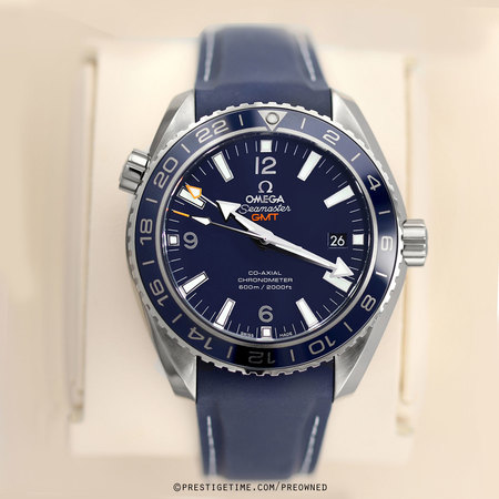 Pre-owned Omega Planet Ocean GMT 600m 232.92.44.22.03.001
