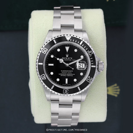 Pre-owned Rolex Submariner Date 16610 T