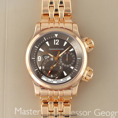Pre-owned Jaeger LeCoultre Master Compressor Geographic 1712140 146.2.83