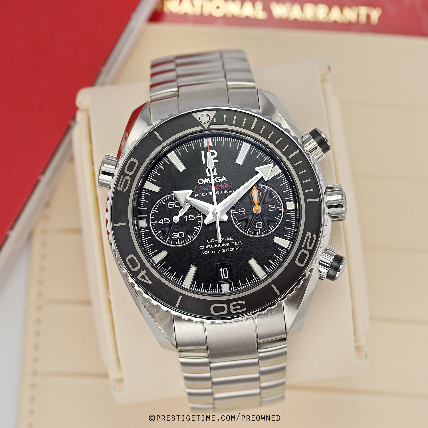 Pre-owned Omega Planet Ocean 600m Co 