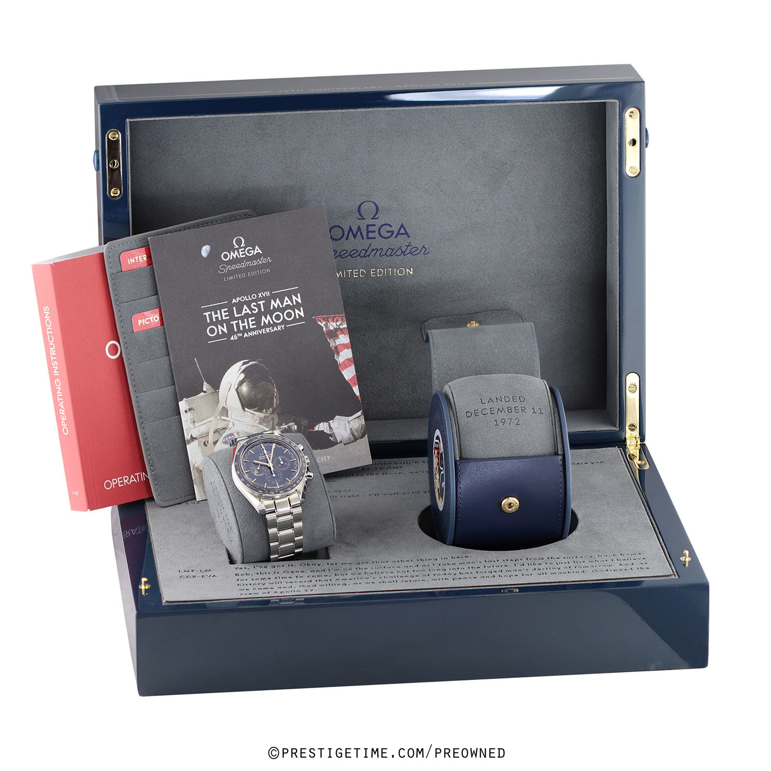Pre-owned Omega Speedmaster Moonwatch Apollo XVII Limited  311.30.42.30.03.001, image size:1500x1500