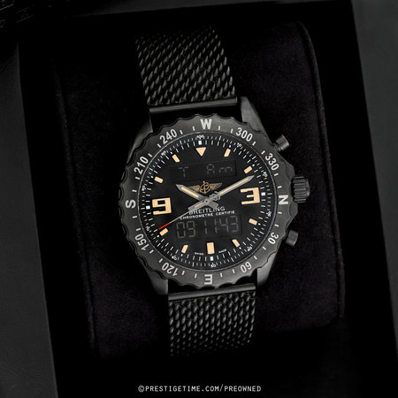 Pre-owned Breitling Chronospace Military m7836622/bd39/159m