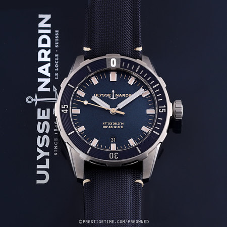 Pre-owned Ulysse Nardin Diver 42mm 8163-175/93