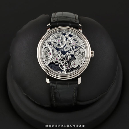 Pre-owned Blancpain Metiers d'Art Skeleton 8 Days 38mm 6633-1500-55b