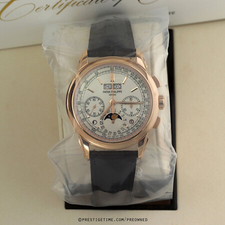 Pre-owned Patek Philippe Perpetual Calendar Chronograph 5270r-001