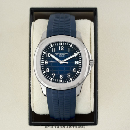 Pre-owned Patek Philippe Aquanaut Jumbo 20th Anniversary 5168G-001