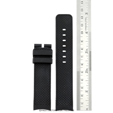 IWC  Black Rubber strap
