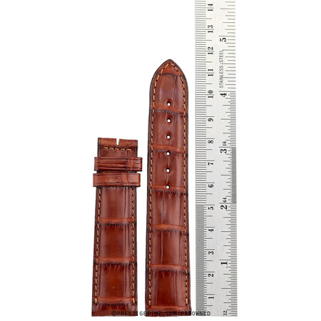 Longines  Brown Alligator Leather