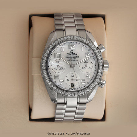 Pre-owned Omega Speedmaster Lady Chronograph 38mm 324.15.38.40.05.001