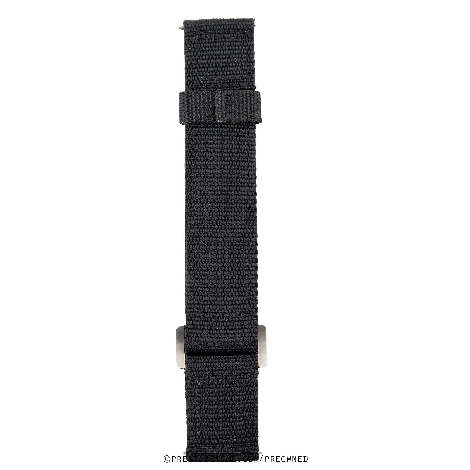 Preowned Jaeger LeCoultre Black Velcro Strap