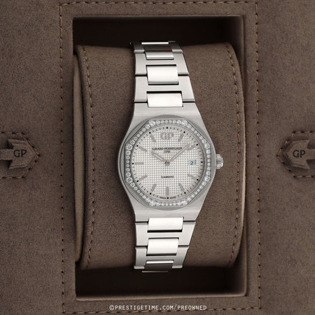 Pre-owned Girard Perregaux Laureato Quartz 34mm 80189d11a131-11a