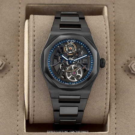 Pre-owned Girard Perregaux Laureato Skeleton Automatic 42mm 81015-32-176032A