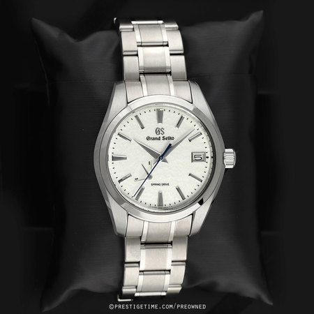 Pre-owned Grand Seiko Heritage Automatic Spring Drive 41mm sbga211 SNOWFLAKE