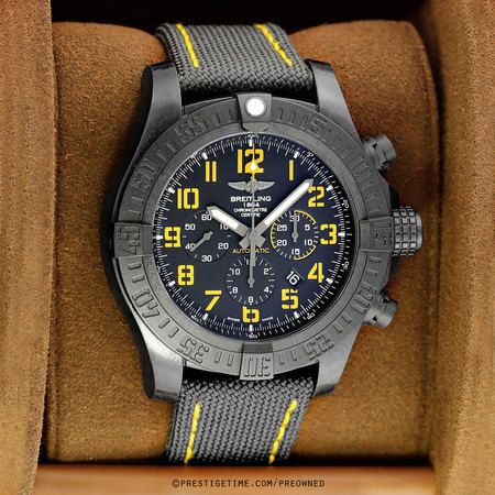 Pre-owned Breitling Avenger Hurricane 50mm xb01701a/bf92/113w