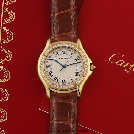 Pre-owned Cartier Cougar Quartz 33mm 887905