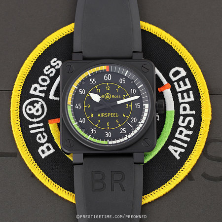 Pre-owned Bell & Ross BR01 46mm  Flight Instruments BR01 Airspeed LIMITED