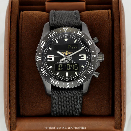 Pre-owned Breitling Chronospace Military m78367101b1w1