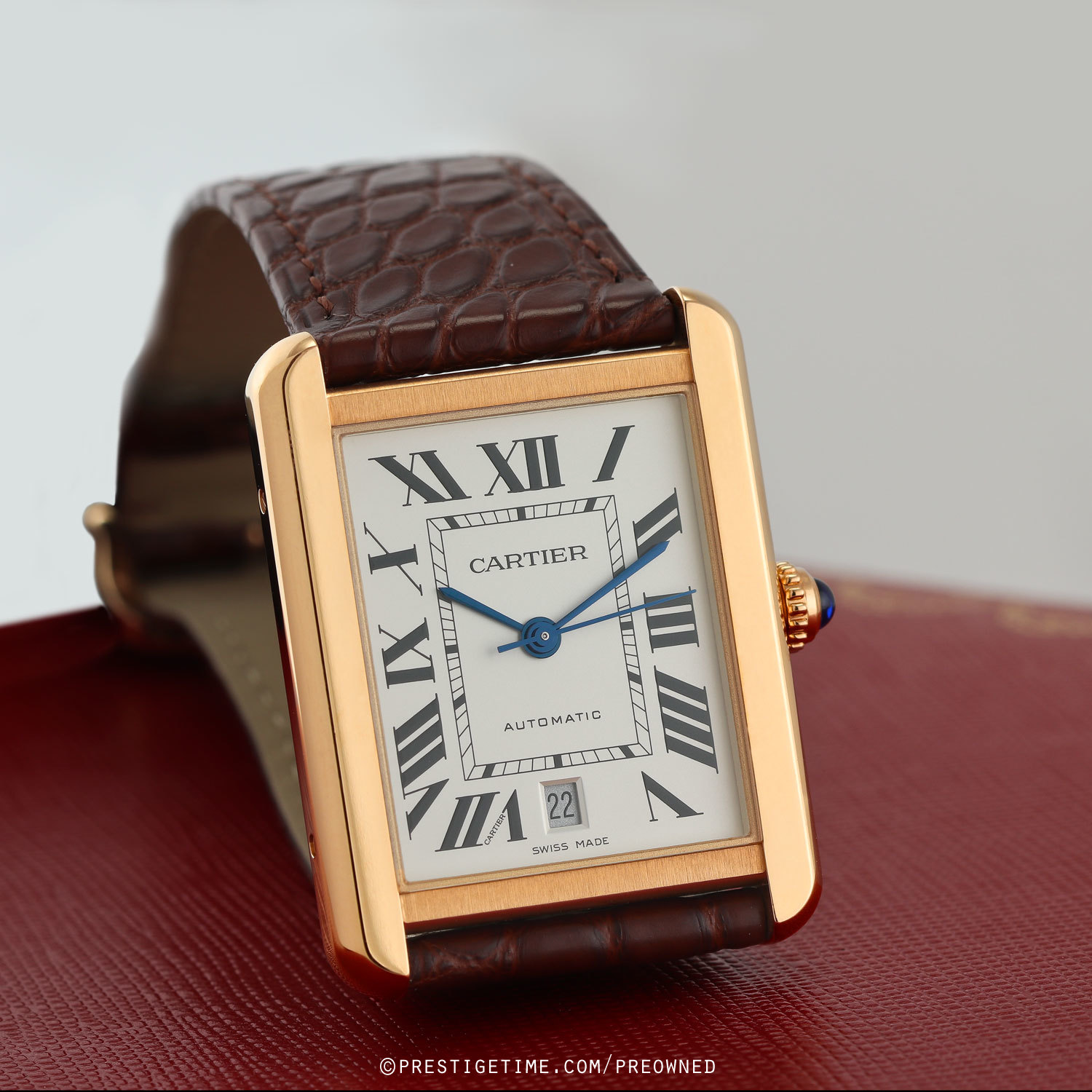 Pre-owned Cartier Tank Solo Automatic 