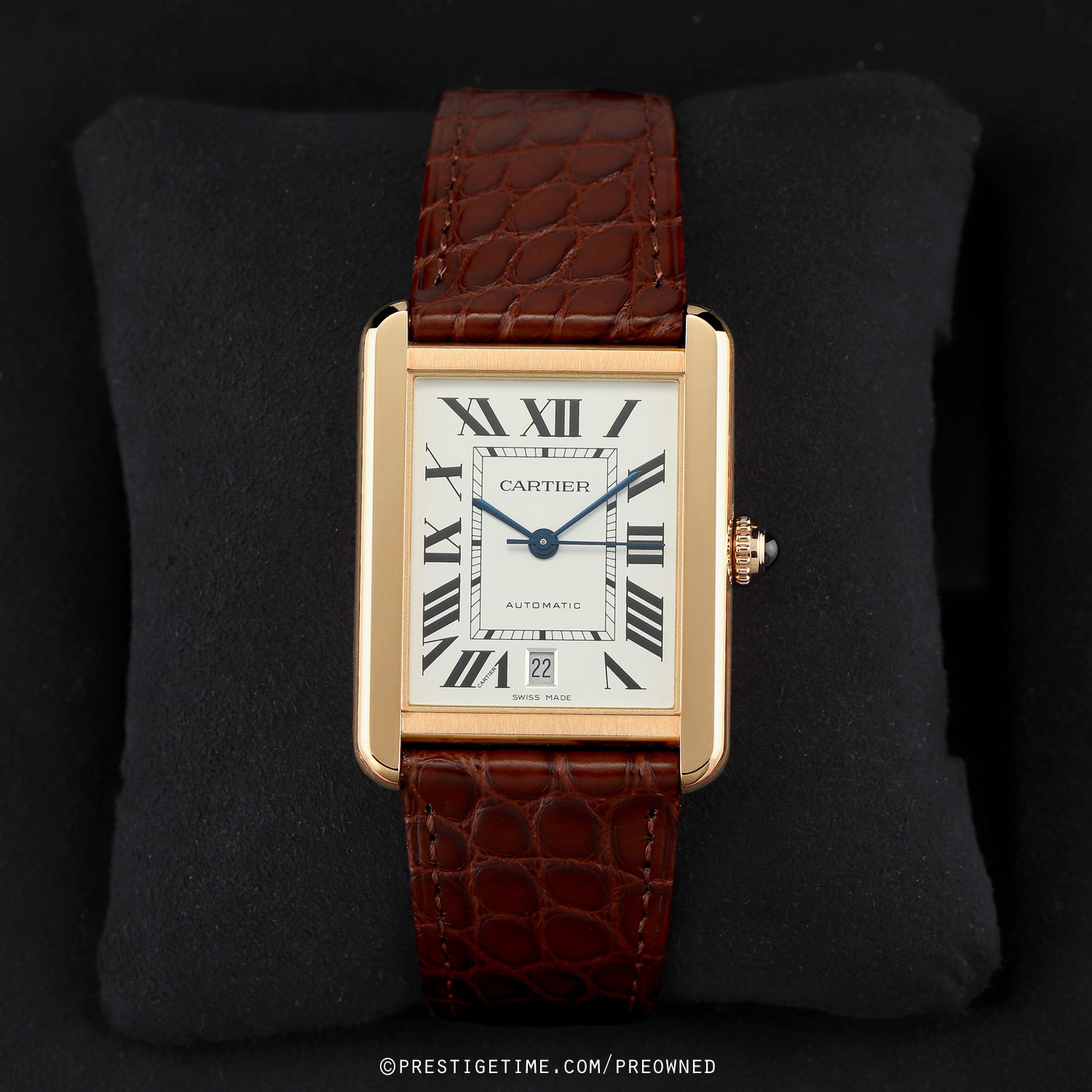 Pre-owned Cartier Tank Solo Automatic XL W5200026