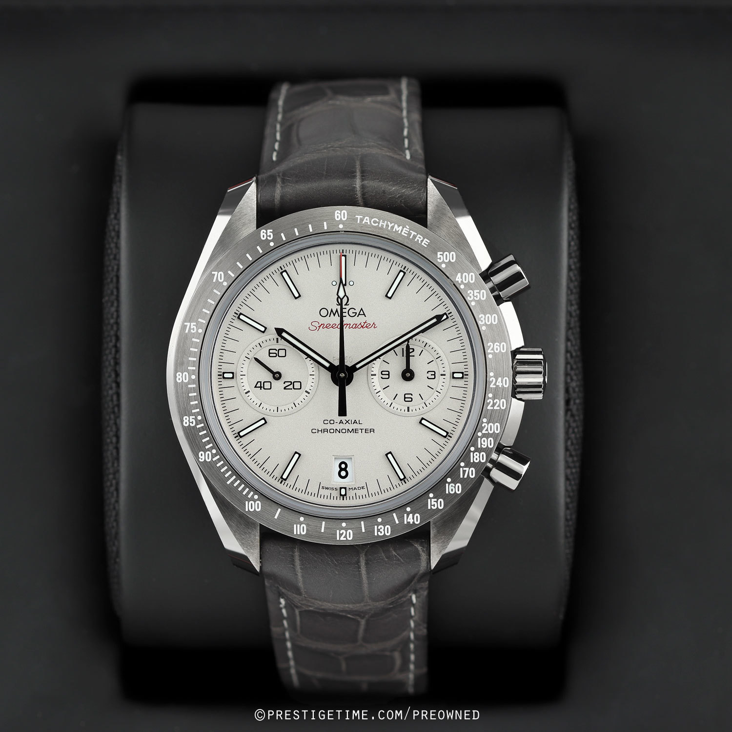Pre-owned Omega Omega Speedmaster Grey Side Of The Moon 311.93 