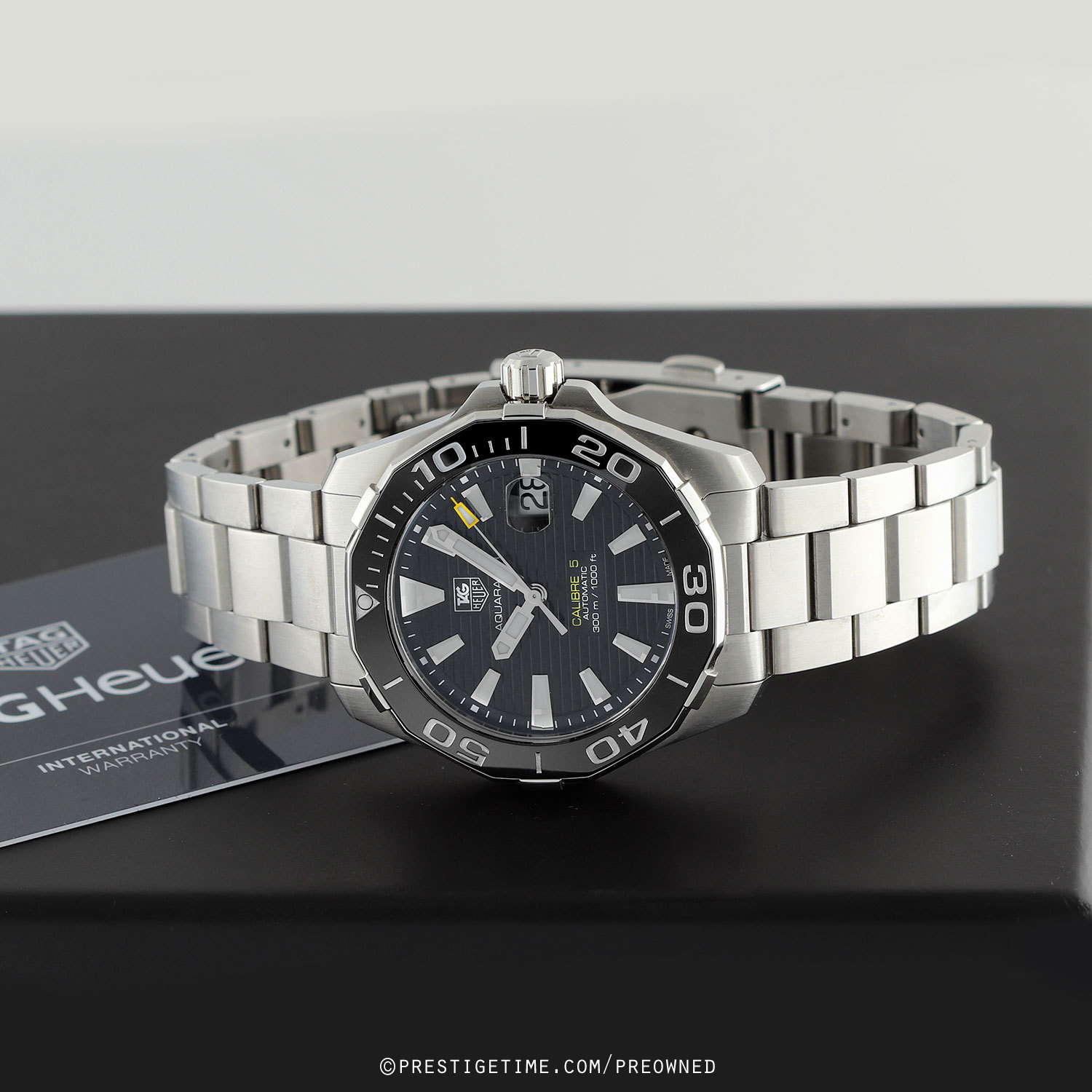 Pre-owned Tag Heuer Aquaracer Automatic way211a.ba0928