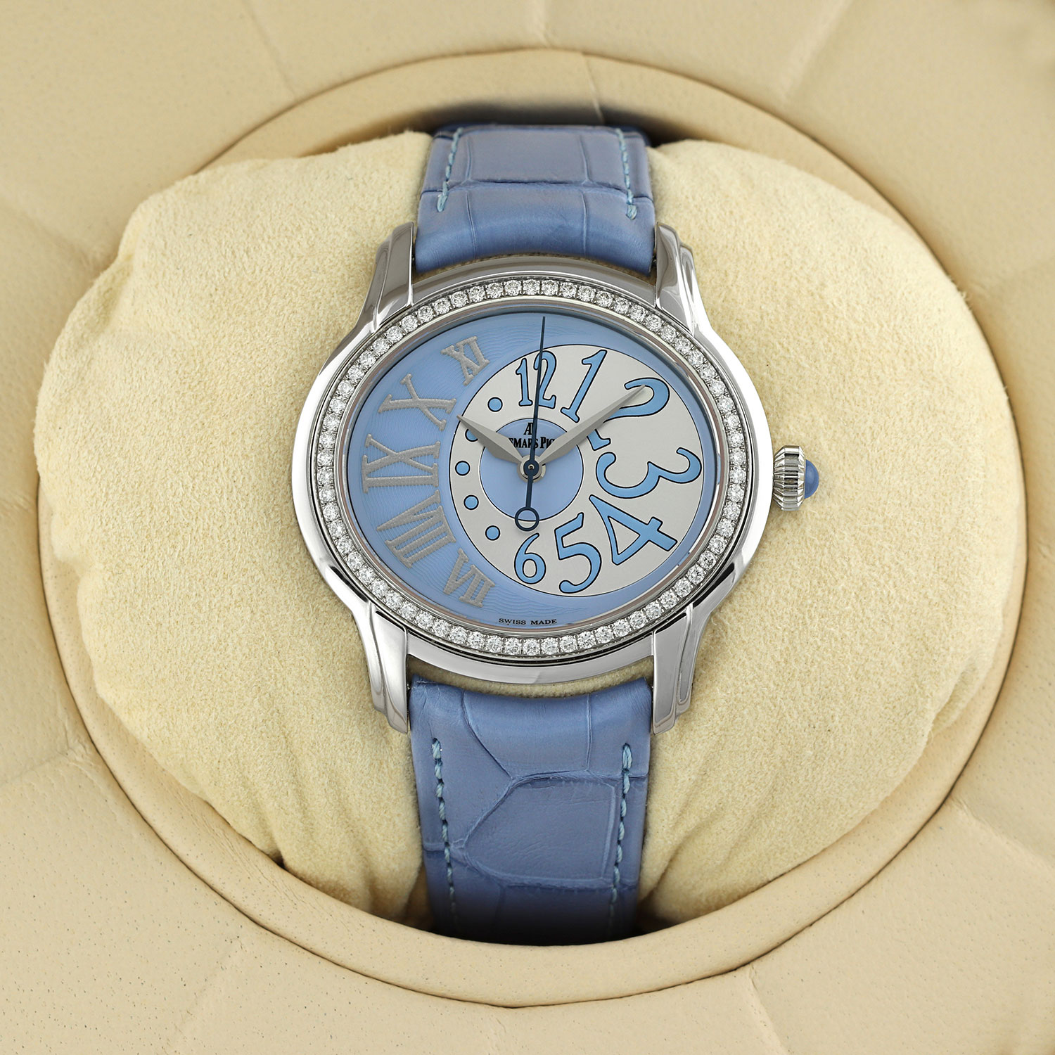 Preowned Audemars Piguet Ladies Millenary Automatic 77301st.zz.d303cr.01