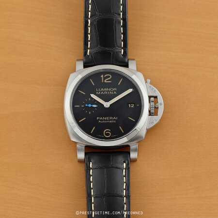 Pre-owned Panerai Luminor Marina 42mm pam01392