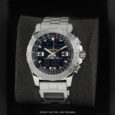 Pre-owned Breitling Airwolf with Co-Pilot Module a7836323/b822/a80174