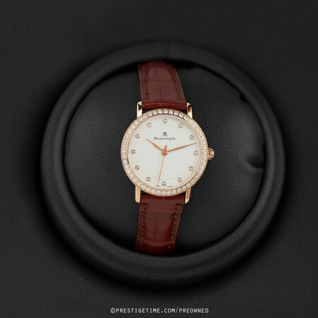 Pre-owned Blancpain Villeret Ultra Slim Automatic 29mm 6102-2987-55