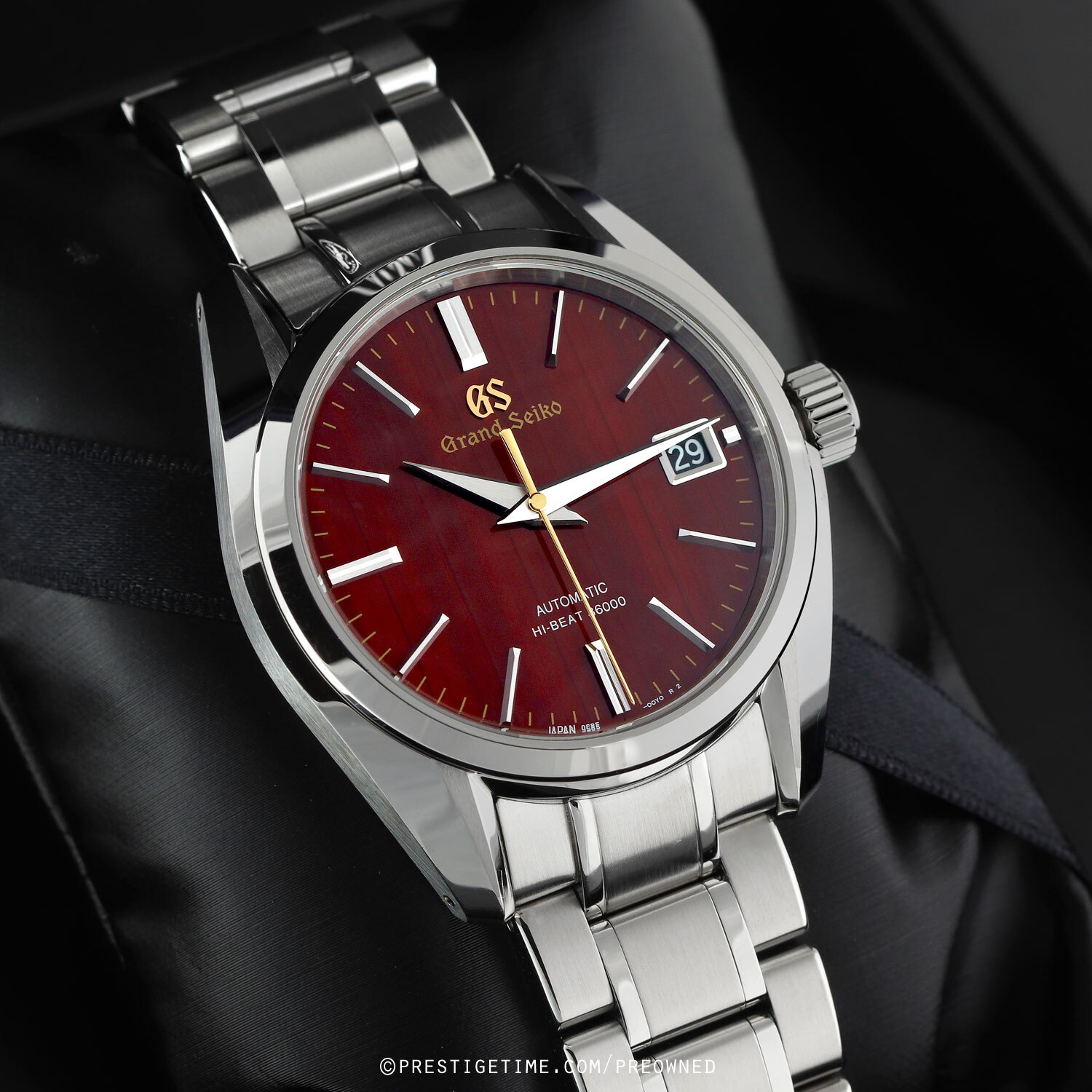 Pre-owned Grand Seiko Heritage Automatic Hi-Beat 36000 39.5mm sbgh269 ...
