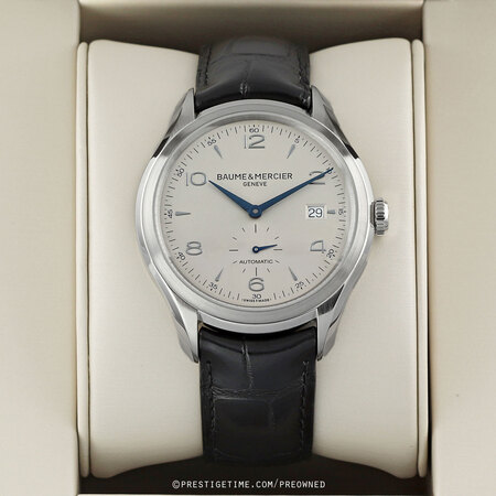 Pre-owned Baume & Mercier Clifton Small Seconds 41mm 10052