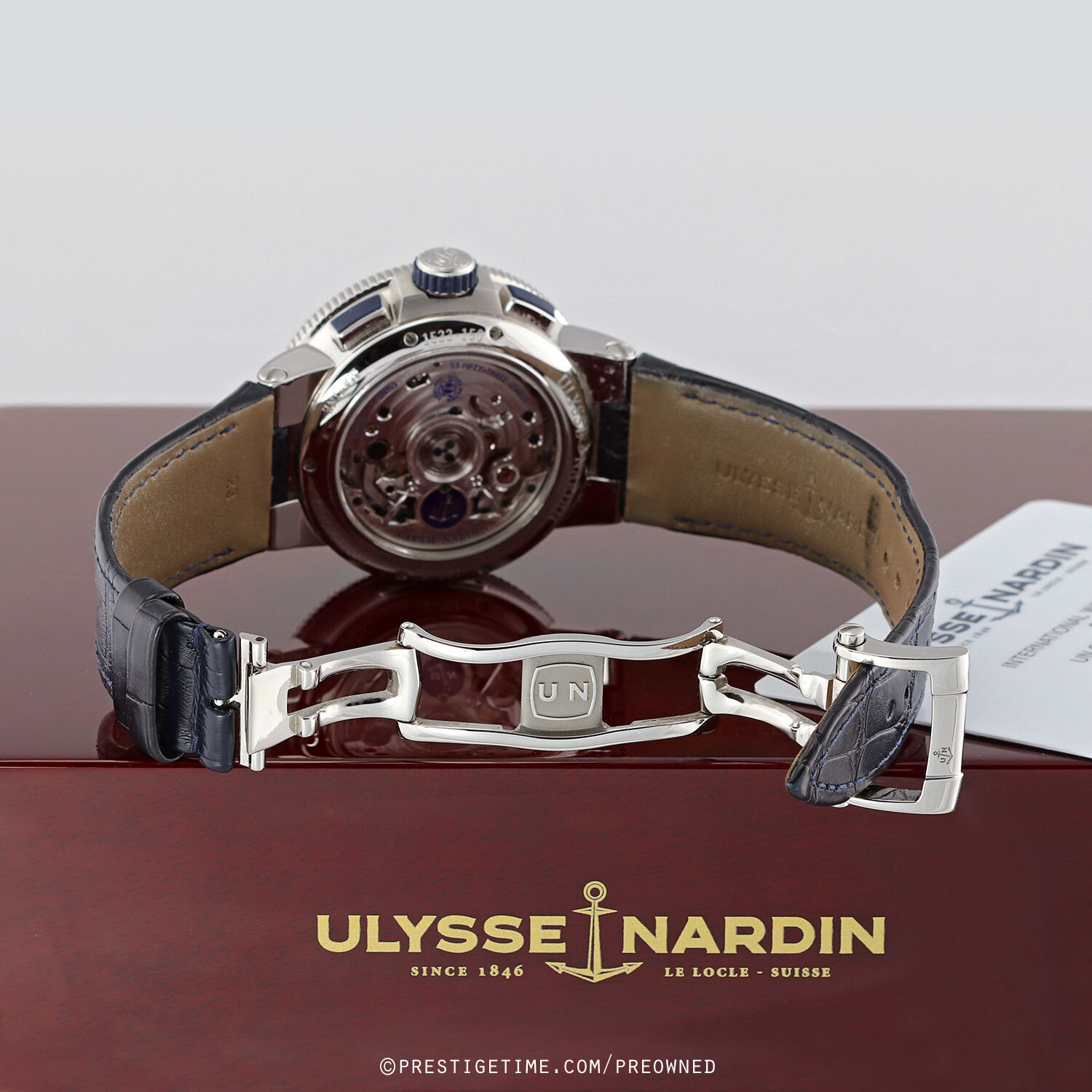 Pre-owned Ulysse Nardin Marine Chronograph Annual Calendar 43mm
