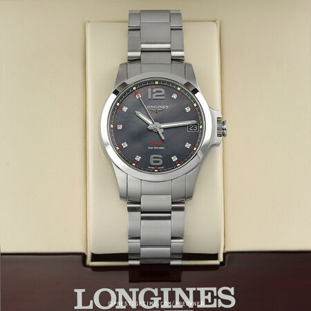 Pre-owned Longines Conquest V.H.P. 36mm L3.316.4.88.6 L33164886