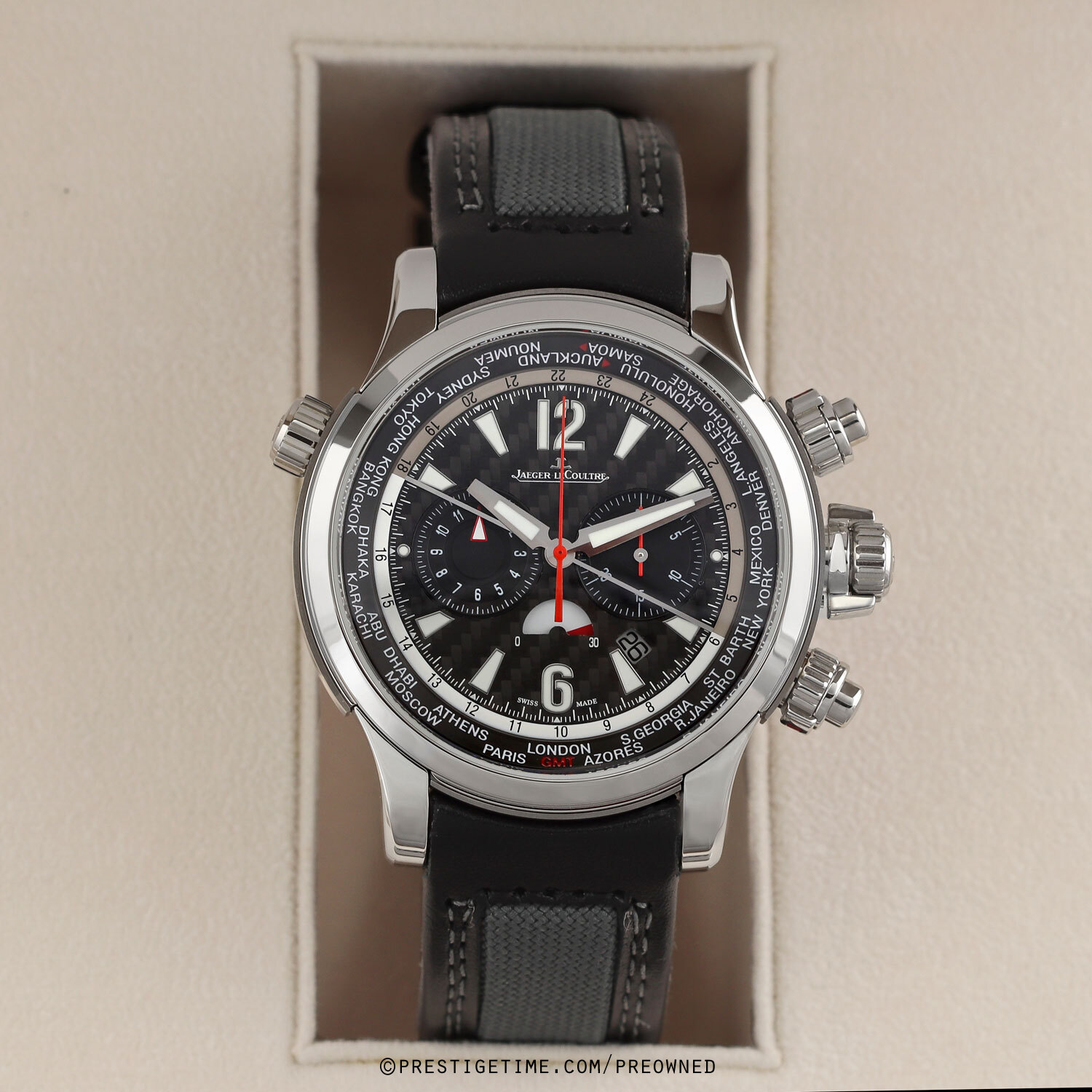 Pre-owned Jaeger LeCoultre Compressor Extreme World Chronograph 1768451 ...