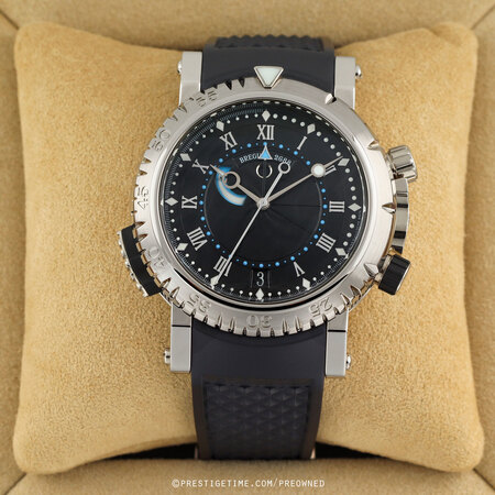 Pre-owned Breguet Marine Royale Alarm 45mm 5847bb/92/5zv
