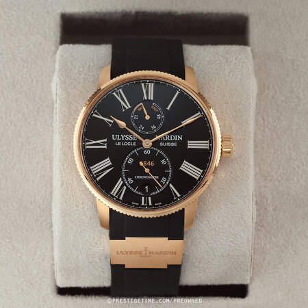 Pre-owned Ulysse Nardin Marine Torpilleur 42mm 1182-310-3/42