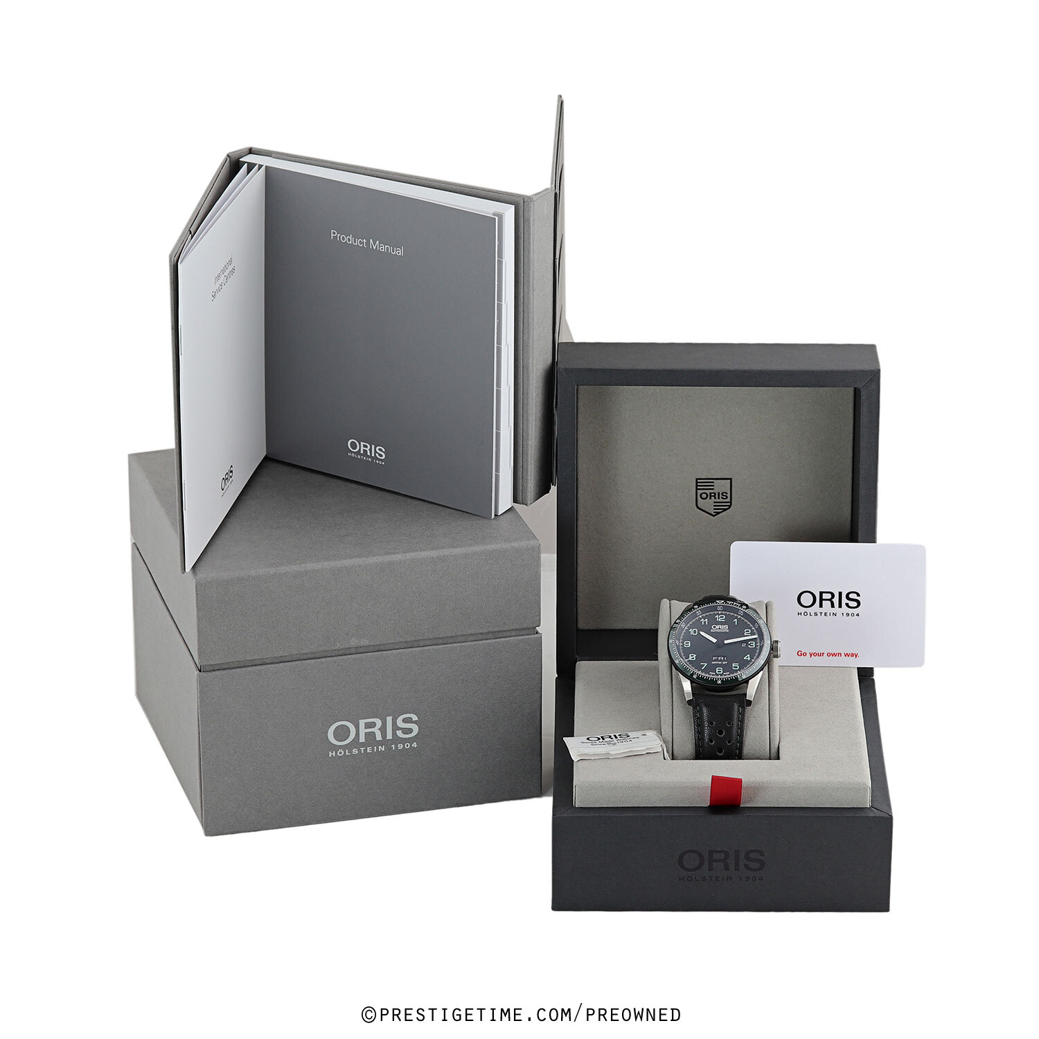 Pre-owned Oris Calobra Day-Date Limited Edition 01 735 7706 4494-Set LS