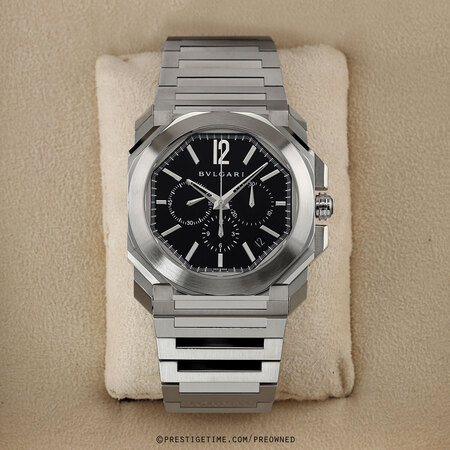Pre-owned Bulgari Octo Velocissimo Chronograph 41mm 102116 bgo41bssdch