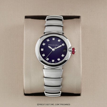 Pre-owned Bulgari Lucea Automatic 33mm 102564