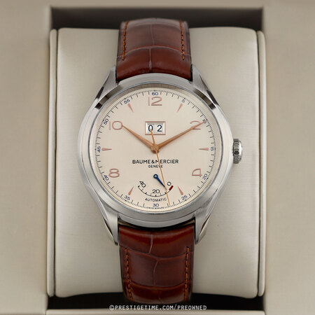 Pre-owned Baume & Mercier Clifton Automatic Power Reserve 43mm 10205