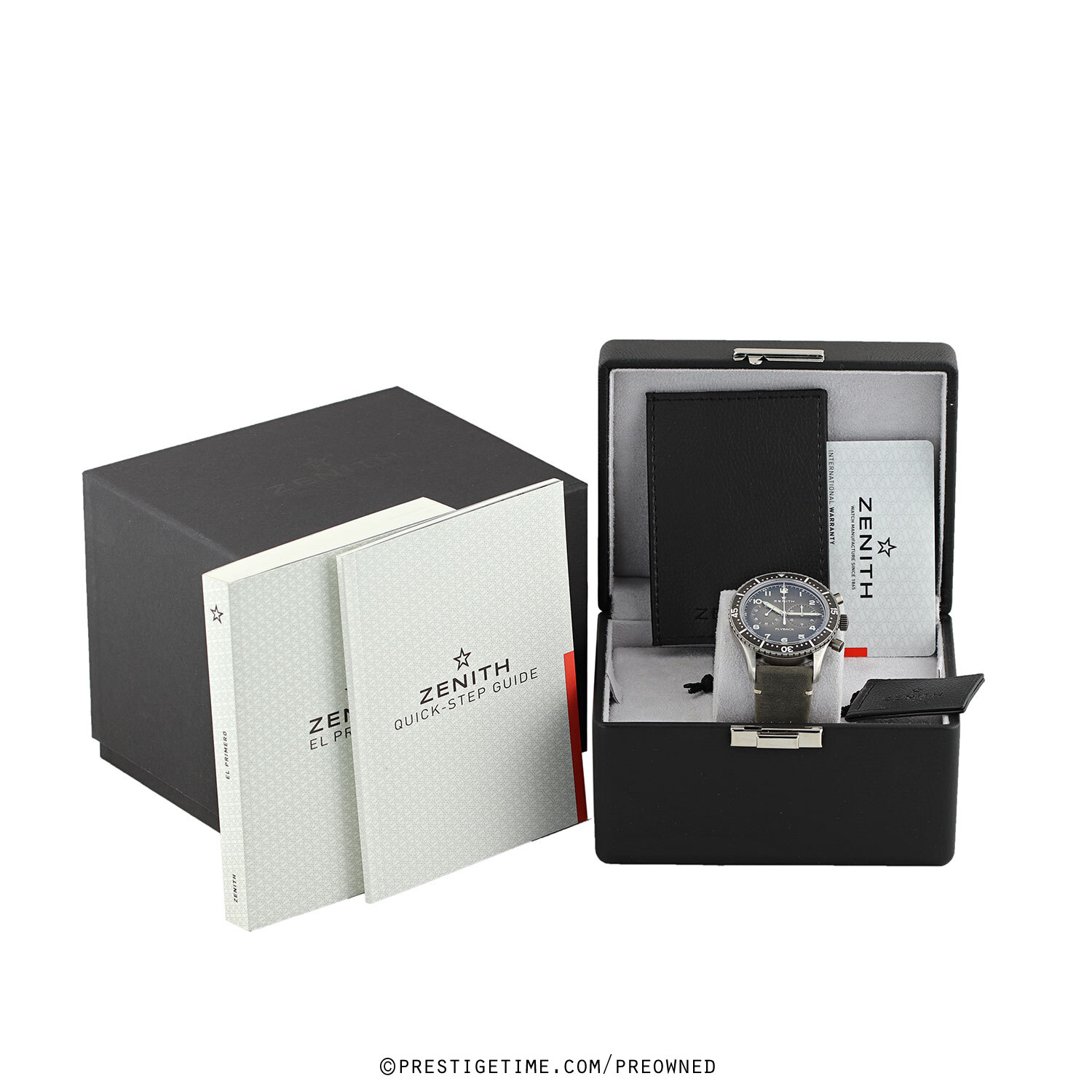 Pre-owned Zenith Pilot Cronometro Tipo CP-2 Flyback 11.2240.405/21