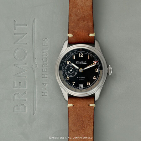 Pre-owned Bremont H-4 Hercules 43mm Limited Edition H-4 Hercules Steel