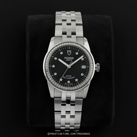 Pre-owned Tudor Glamour Date 36mm m55020-0007