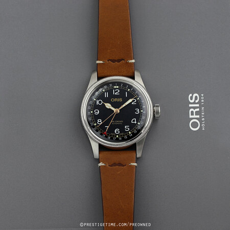 Pre-owned Oris MOVEMBER Edition Big Crown Pointer Date 40mm 01 754 7741 4037-Set LS