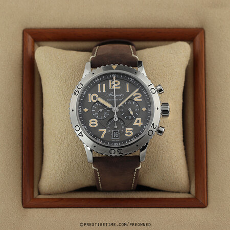 Pre-owned Breguet Type XXI Flyback 42mm 3817st/x2/3zu