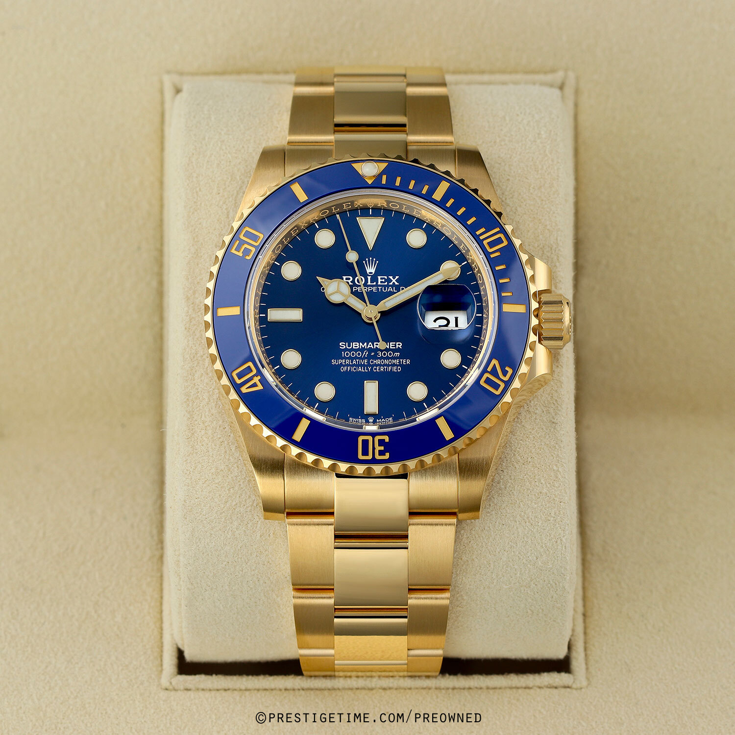 Rolex Submariner Date 126618LB 41mm in Yellow Gold - US