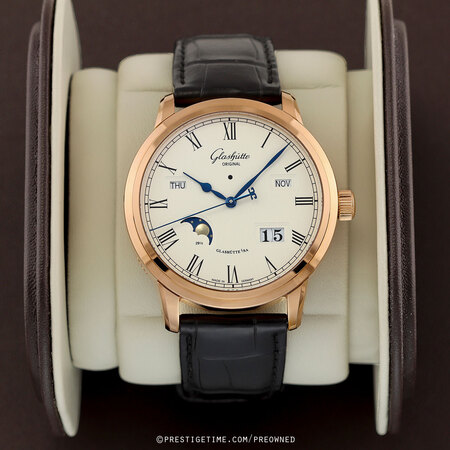 Pre-owned Glashutte Original Senator Perpetual Calendar 100-02-22-05-05