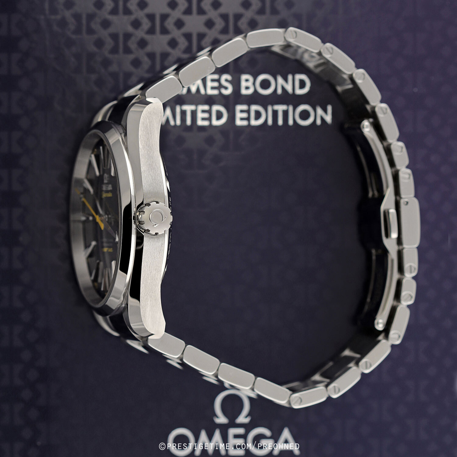 Pre-owned Omega 007 JAMES BOND SPECTRE Aqua Terra 150m 41.5mm