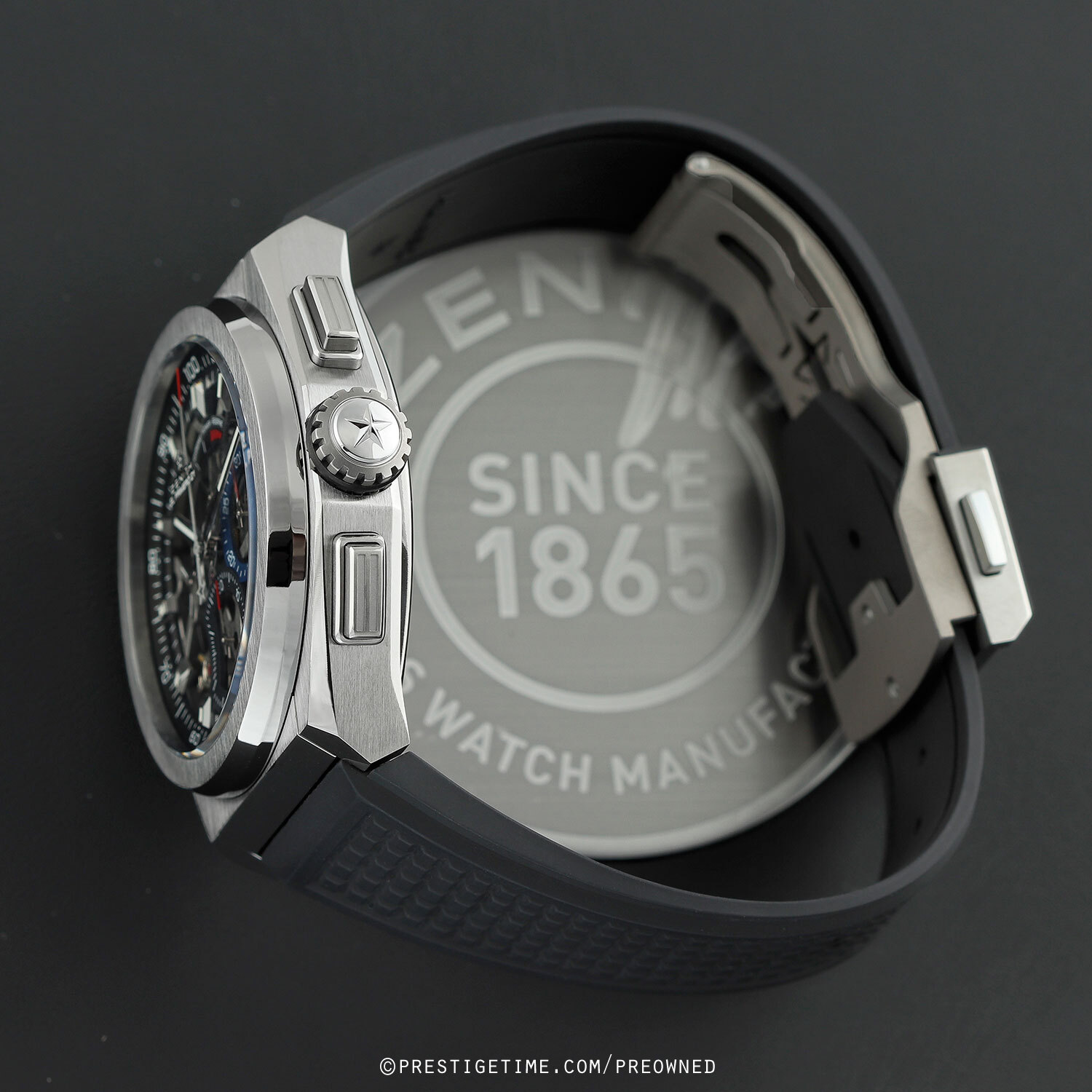 Pre-owned Zenith Defy El Primero 21 95.9000.9004/78.r782