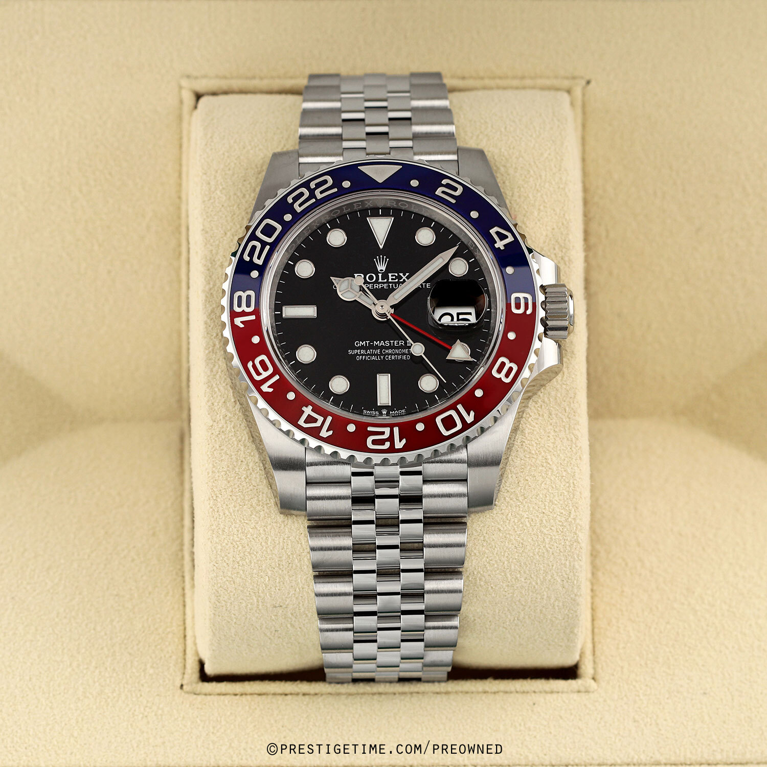 Preowned Rolex GMT Master II PEPSI 126710blro